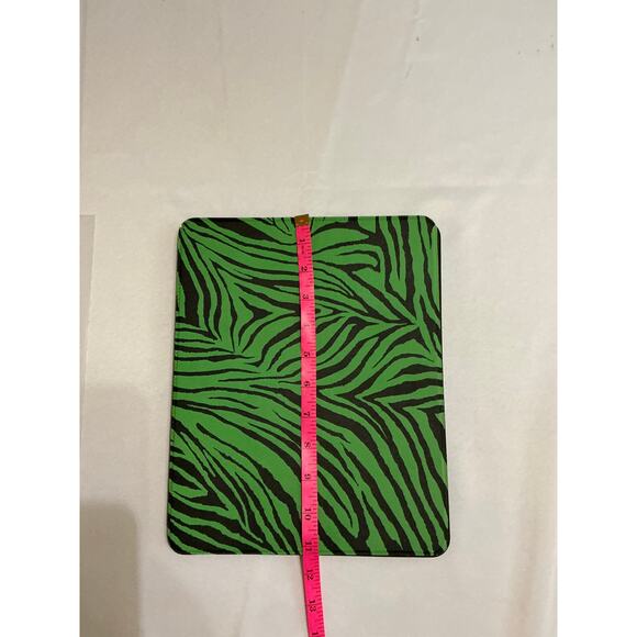 Burga Green Zebra Print Tablet 12.9 Inch/iPad Case – Stylish Protective Cover - Picture 4 of 9